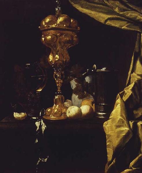 COUWENBERGH, Christiaen van Still Life with a Silver Gilt Cup Germany oil painting art